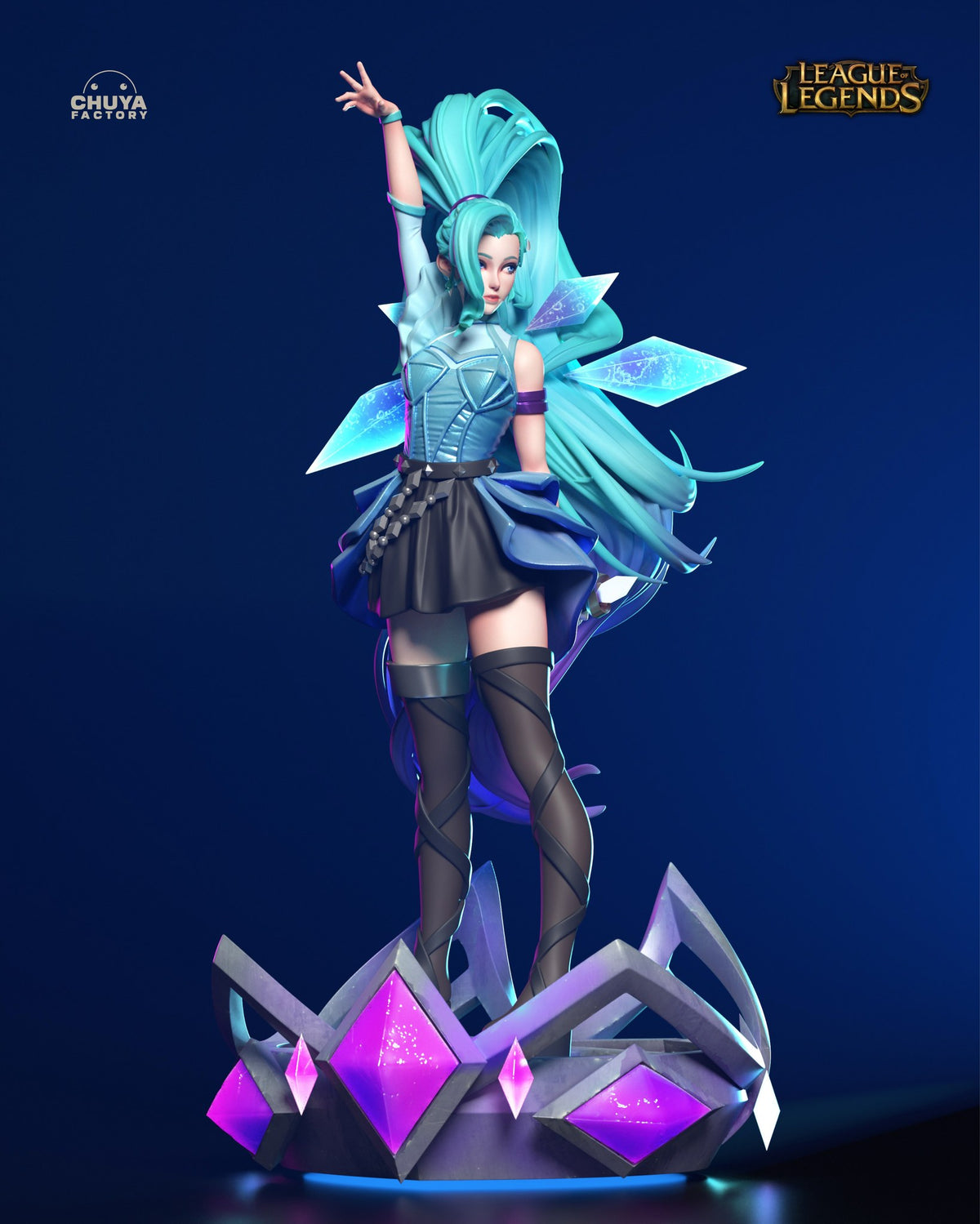 Seraphine resin figure