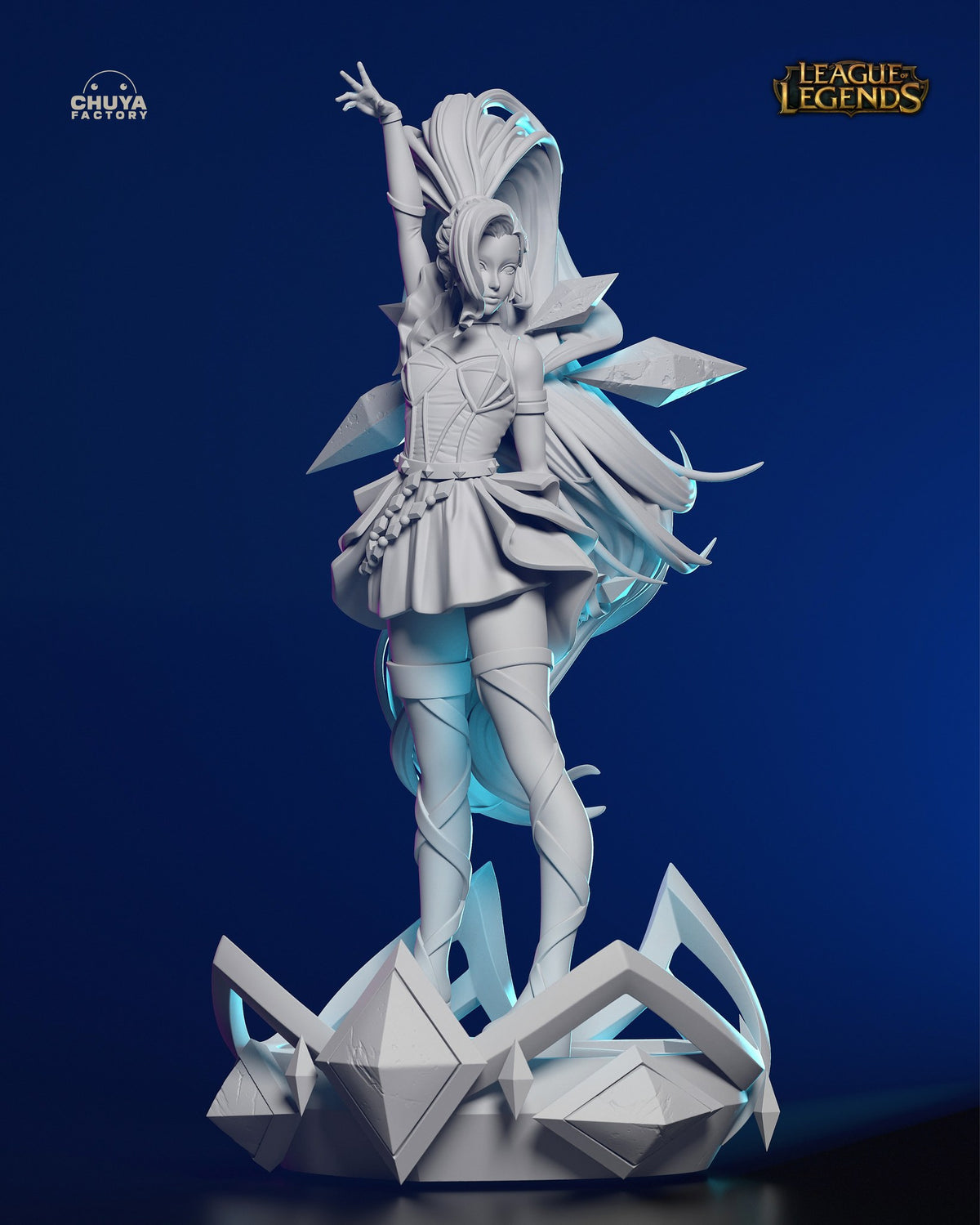 Seraphine resin figure