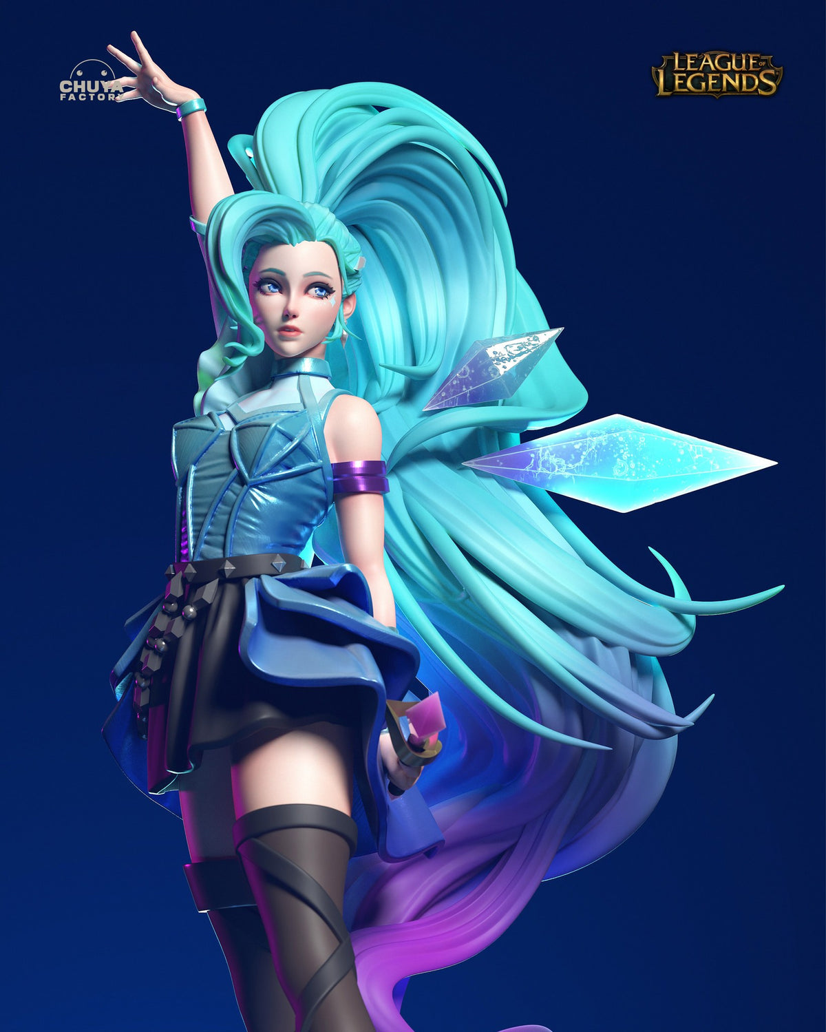 Seraphine resin figure