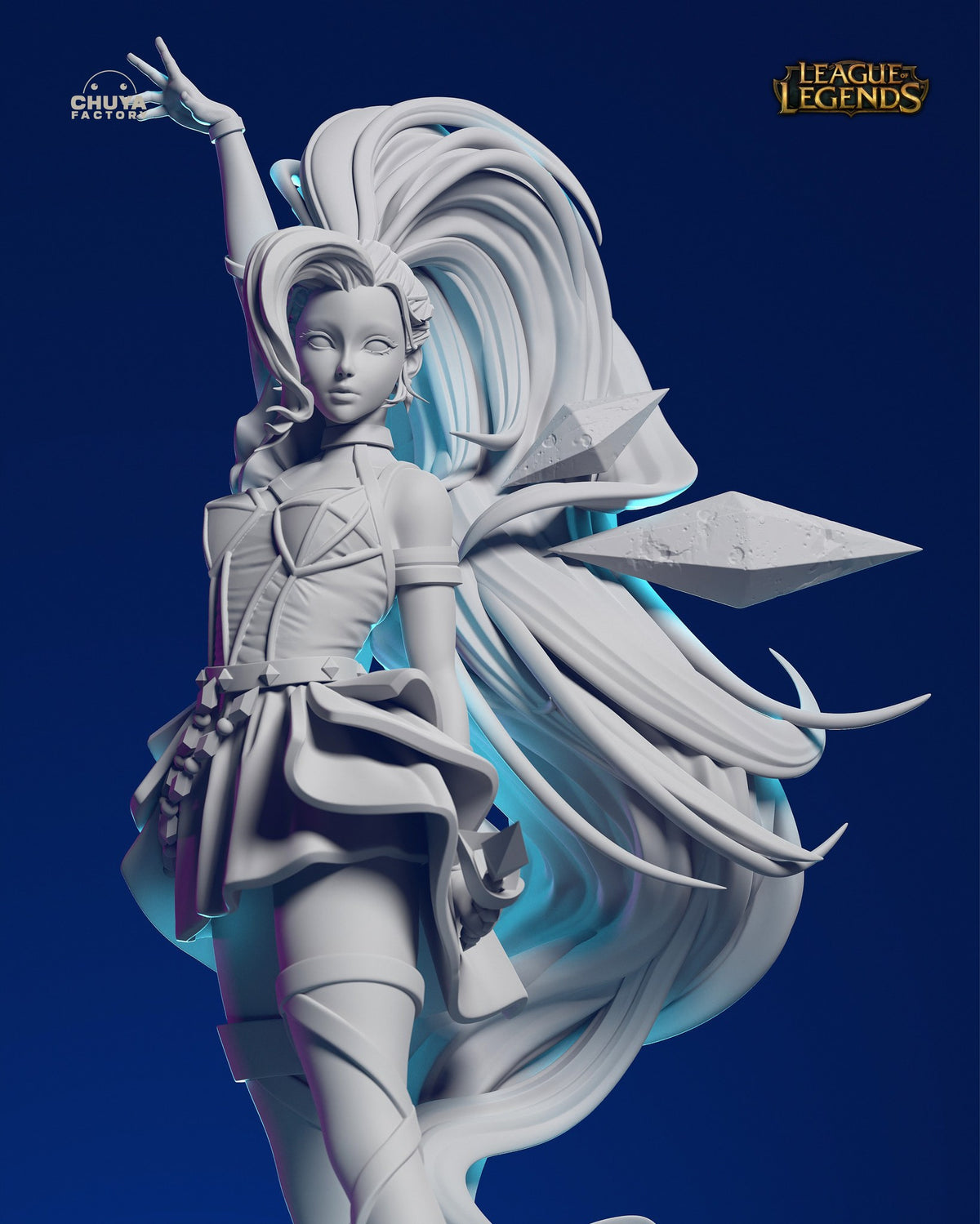 Seraphine resin figure