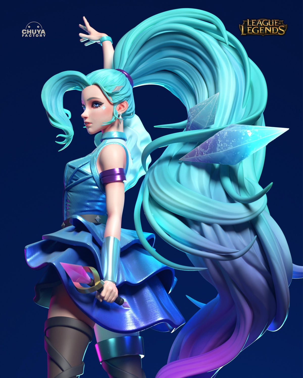 Seraphine resin figure
