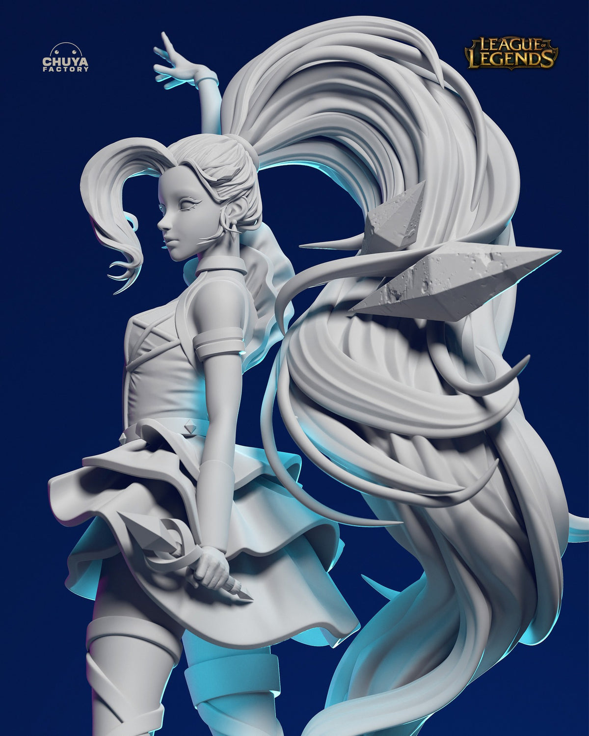 Seraphine resin figure