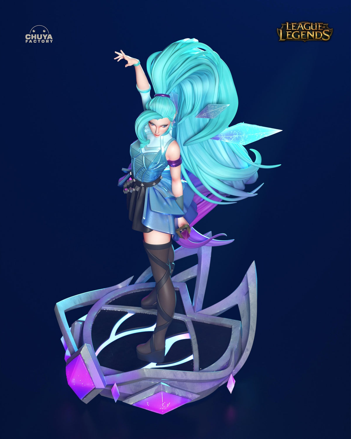 Seraphine resin figure