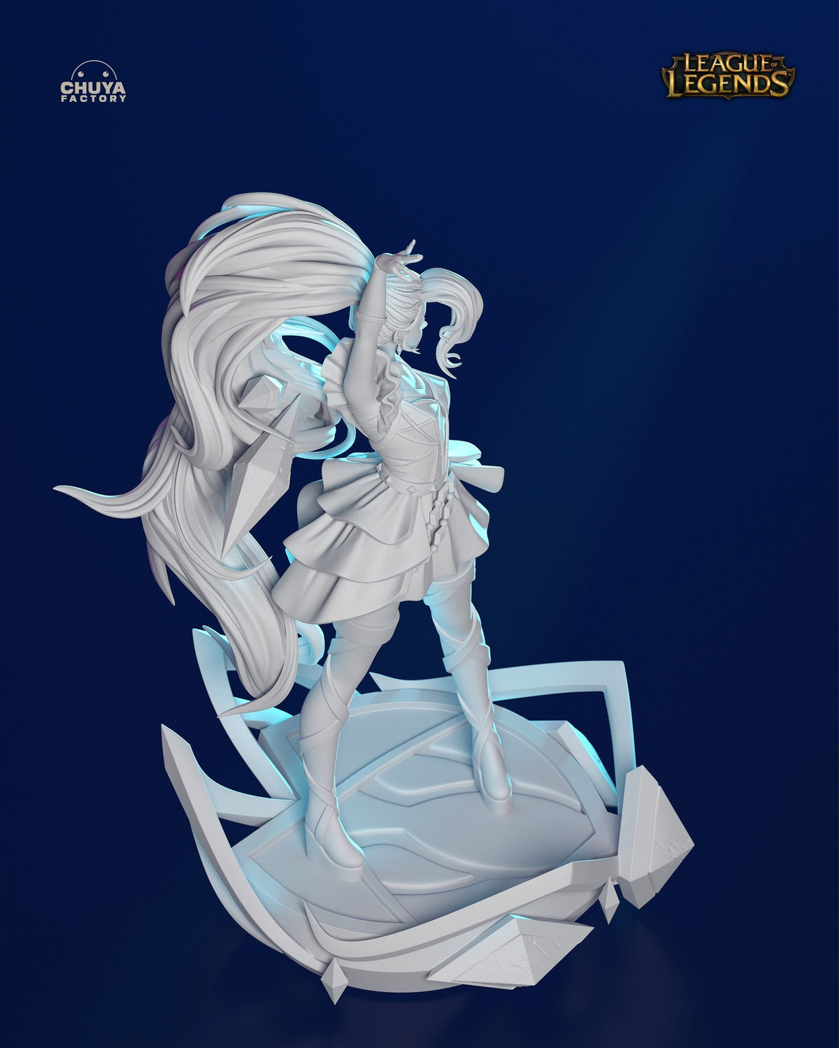 Seraphine resin figure