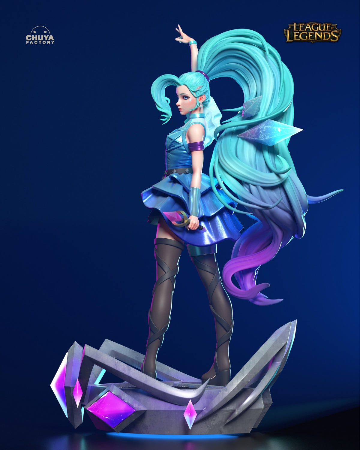 Seraphine resin figure