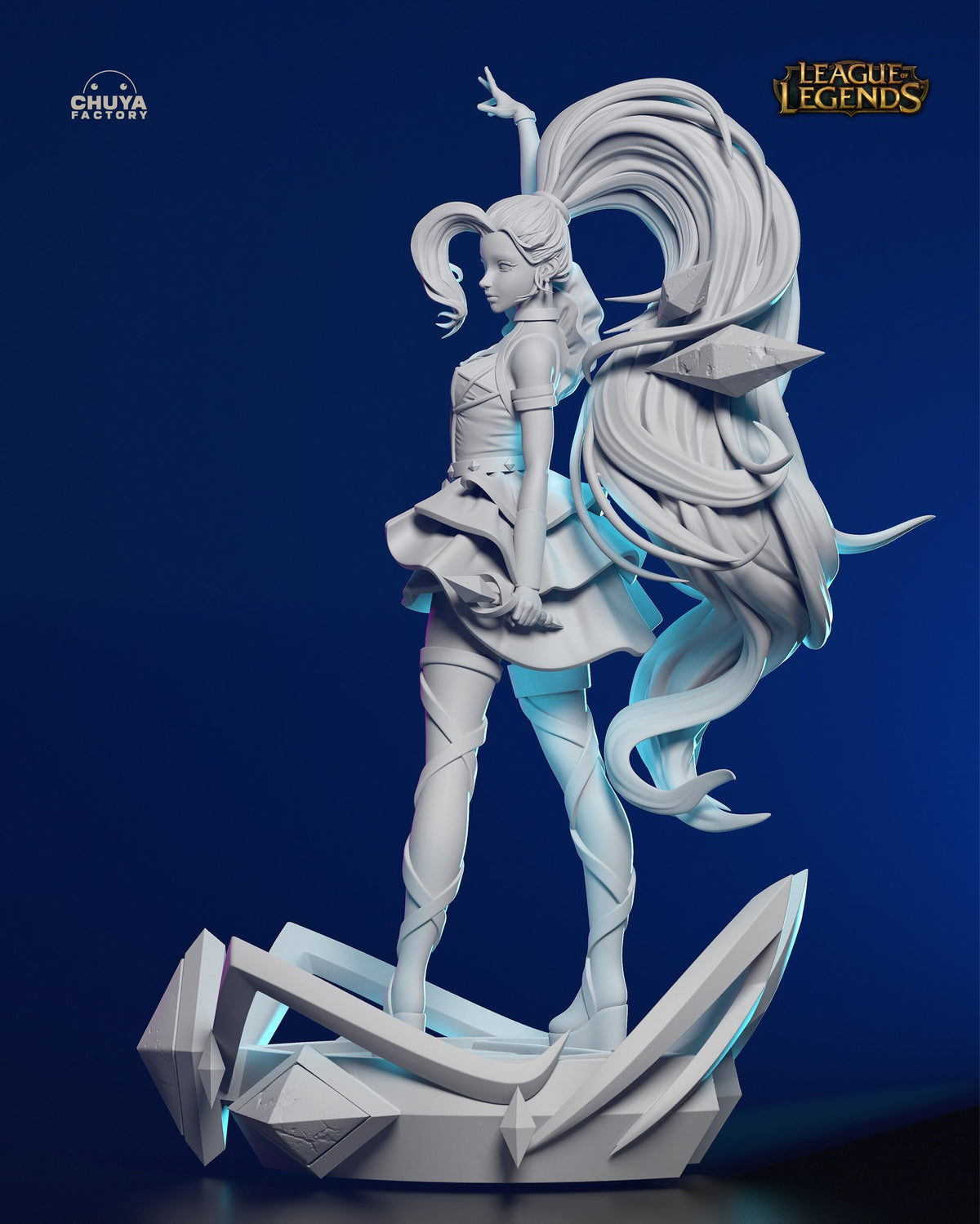 Seraphine resin figure