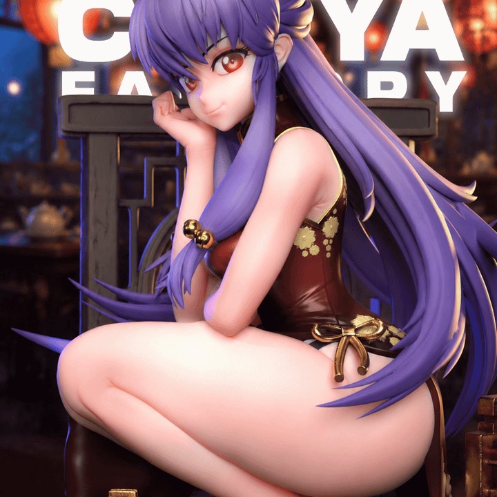 Shampoo resin figure