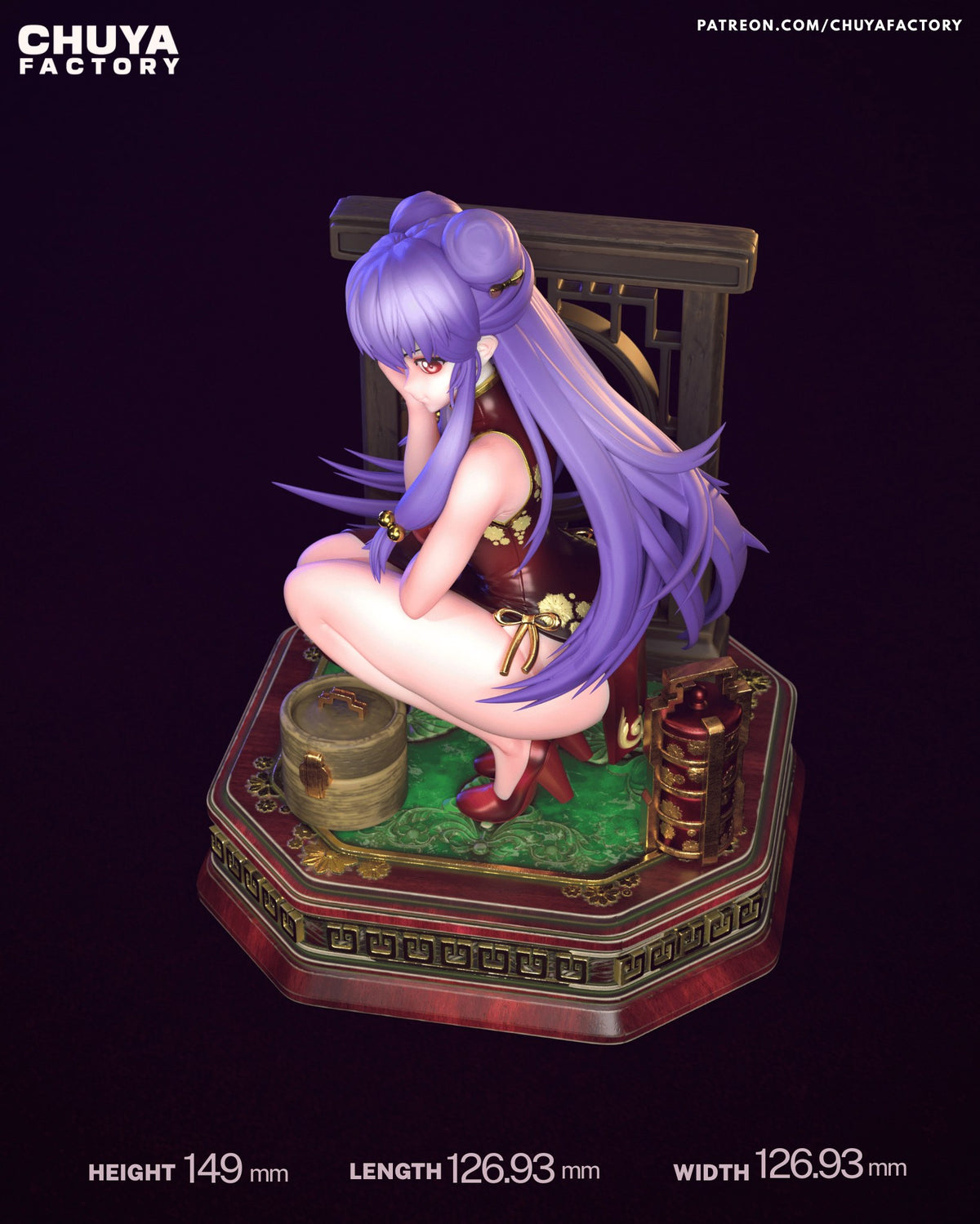 Shampoo resin figure