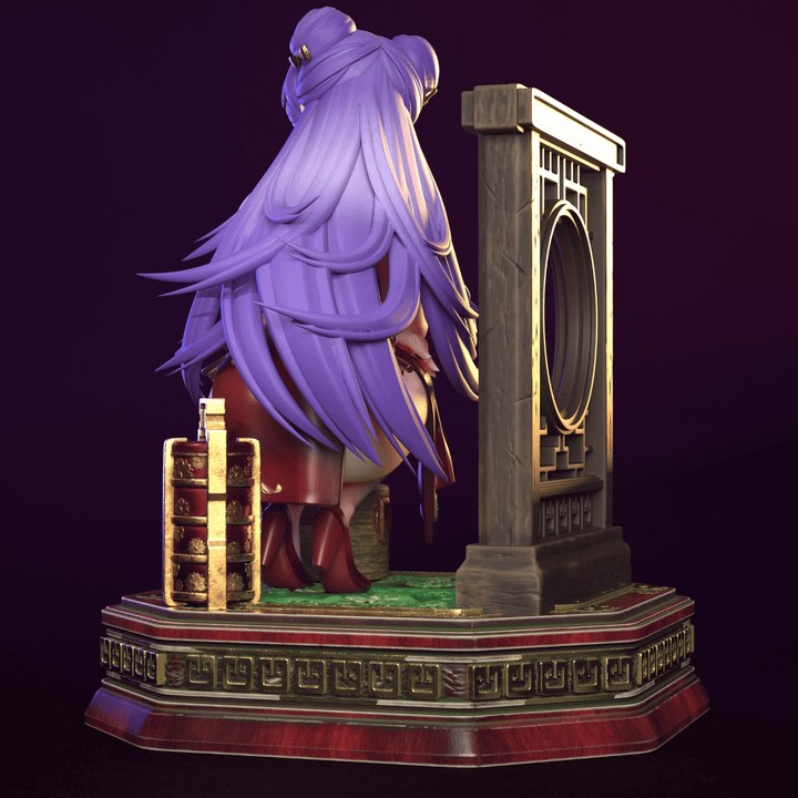 Shampoo resin figure