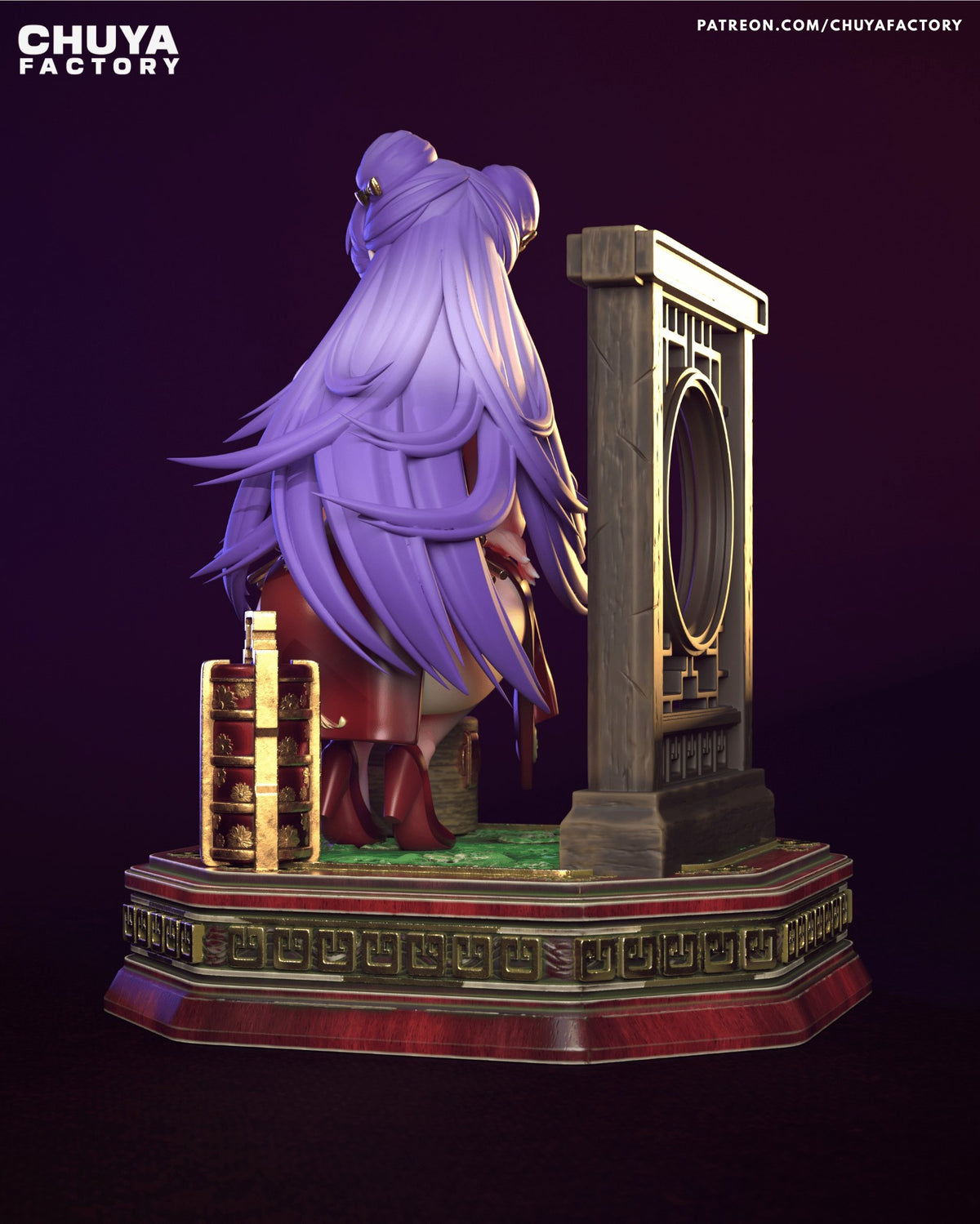 Shampoo resin figure