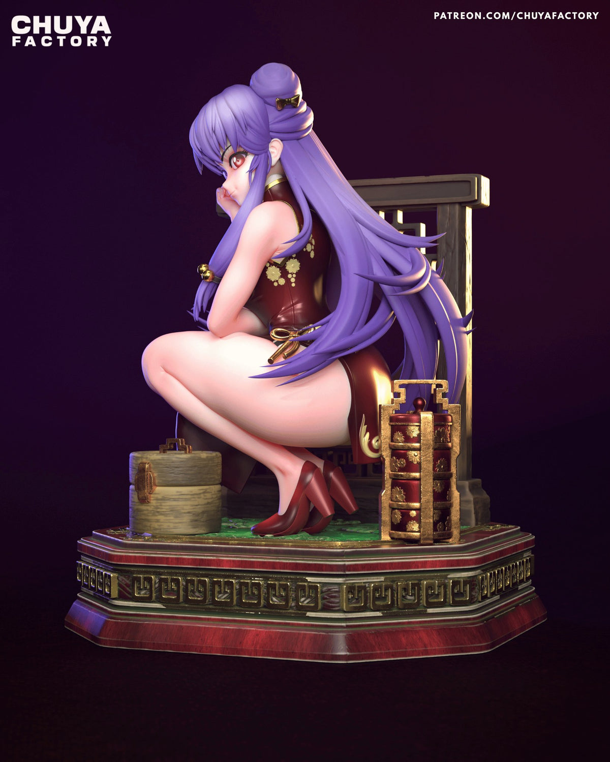 Shampoo resin figure