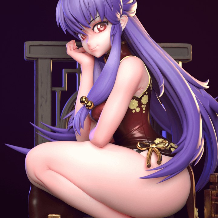 Shampoo resin figure