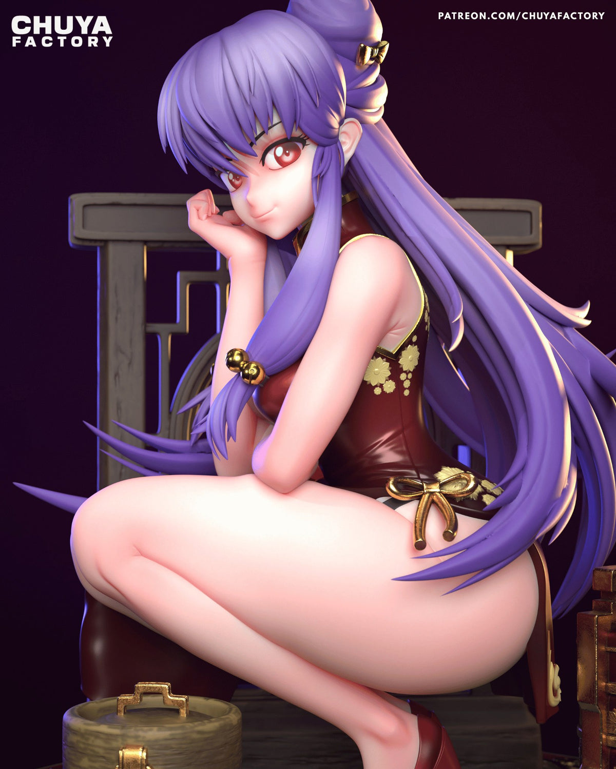 Shampoo resin figure
