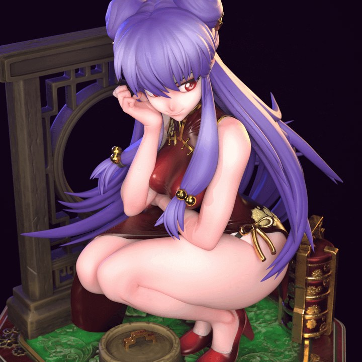 Shampoo resin figure