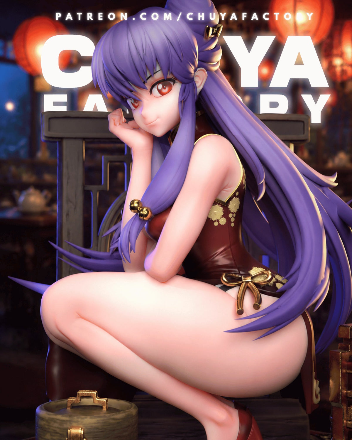 Shampoo resin figure