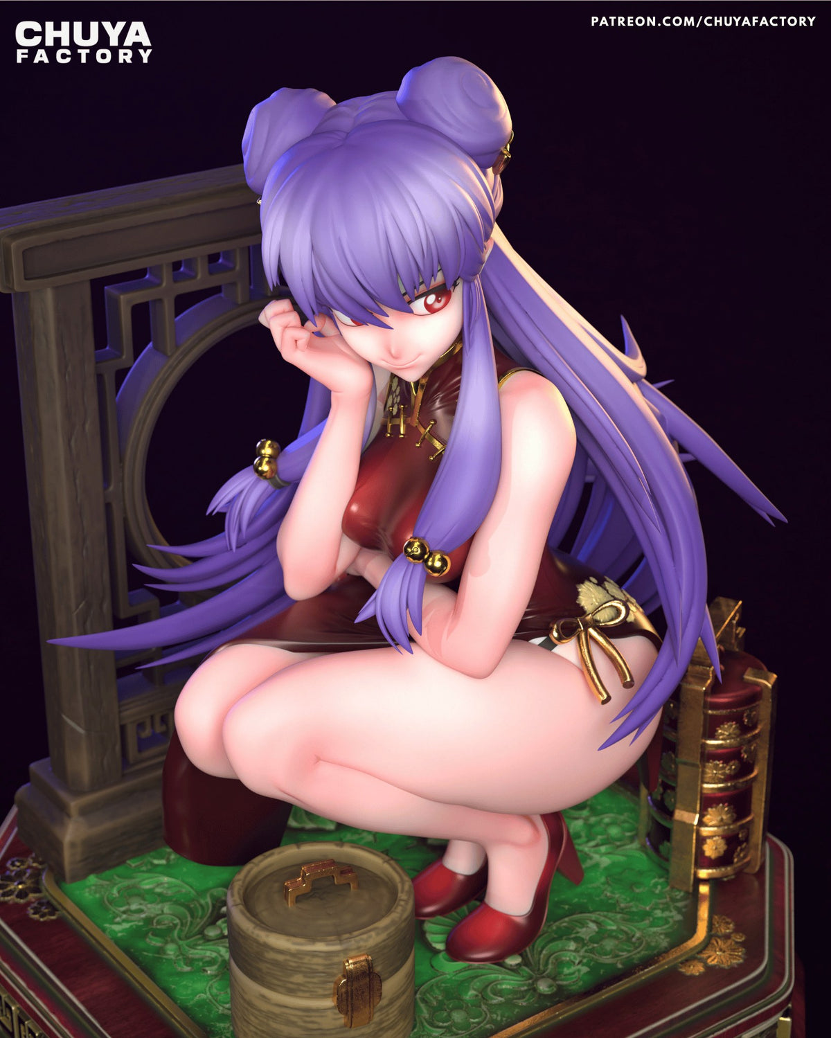 Shampoo resin figure