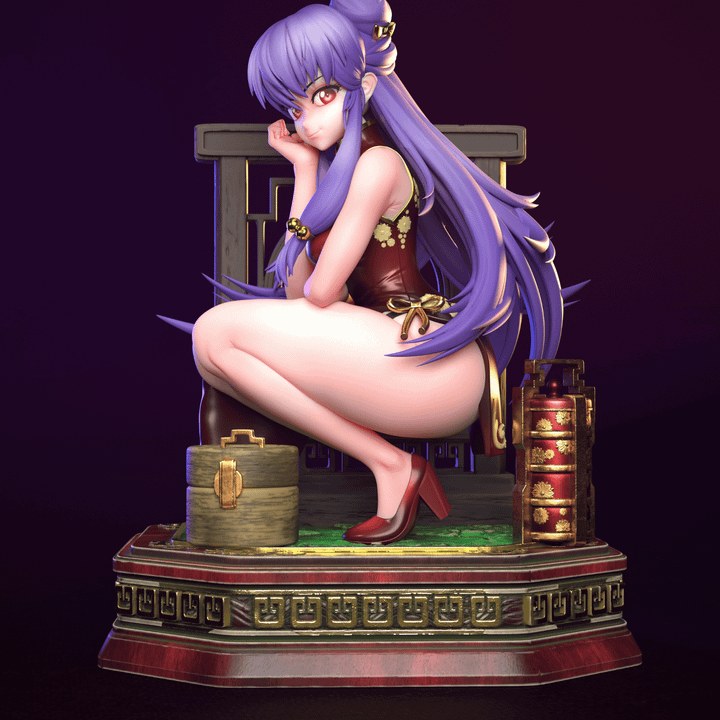 Shampoo resin figure