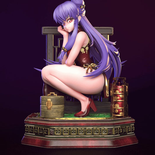 Shampoo resin figure