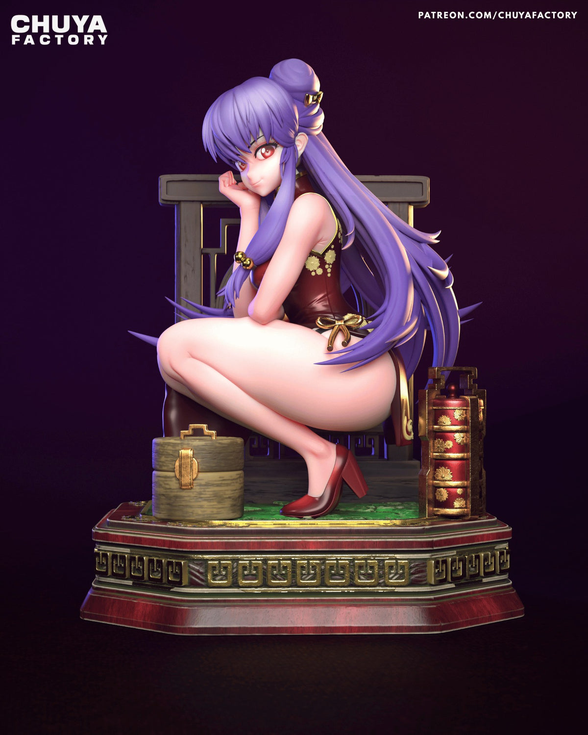 Shampoo resin figure