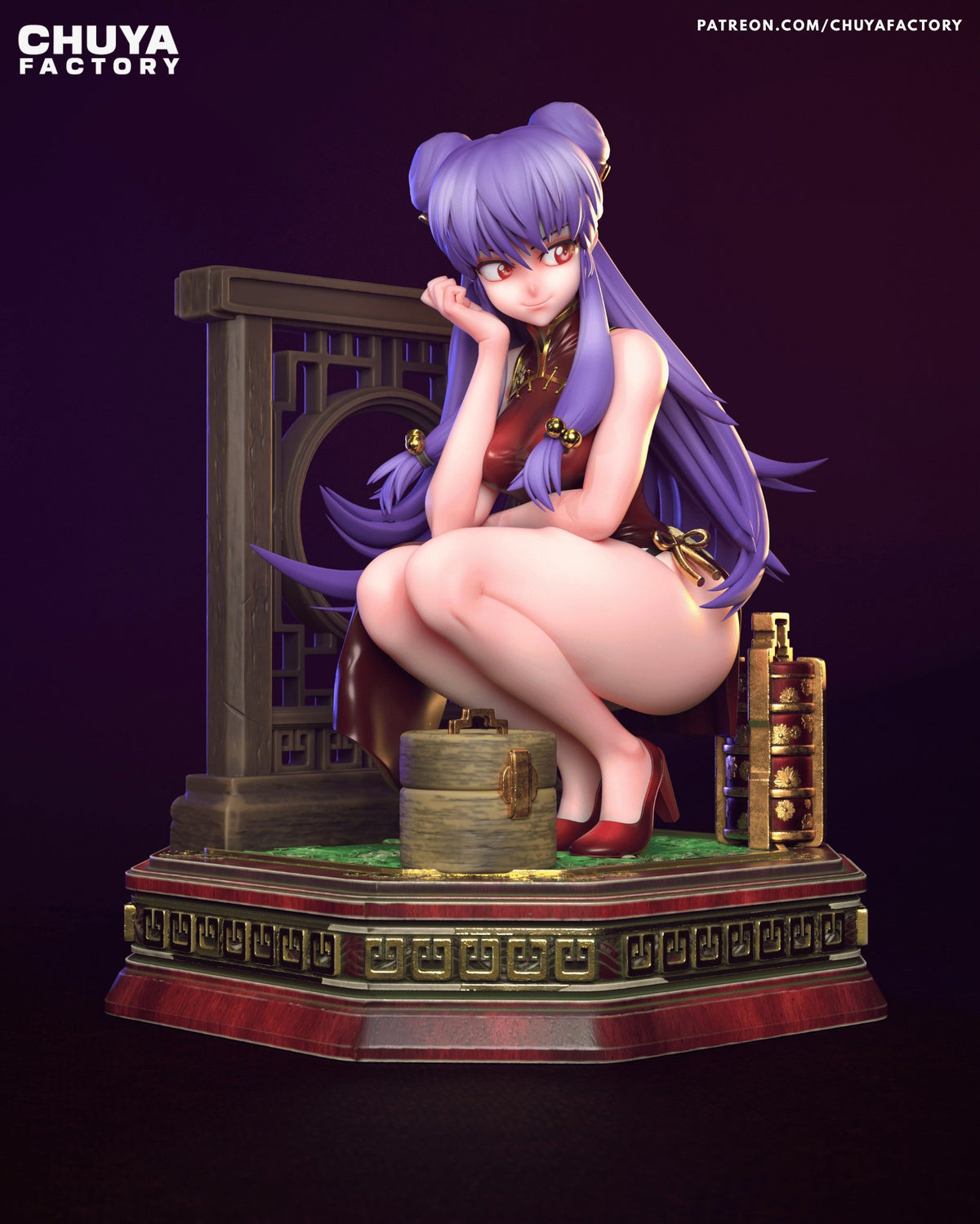 Shampoo resin figure