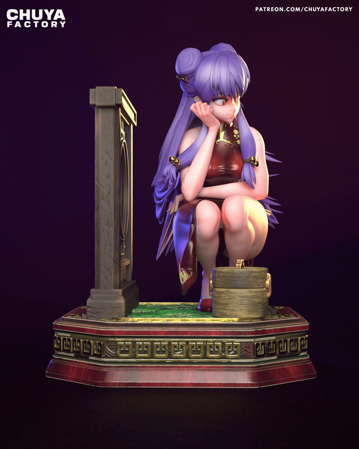Shampoo resin figure