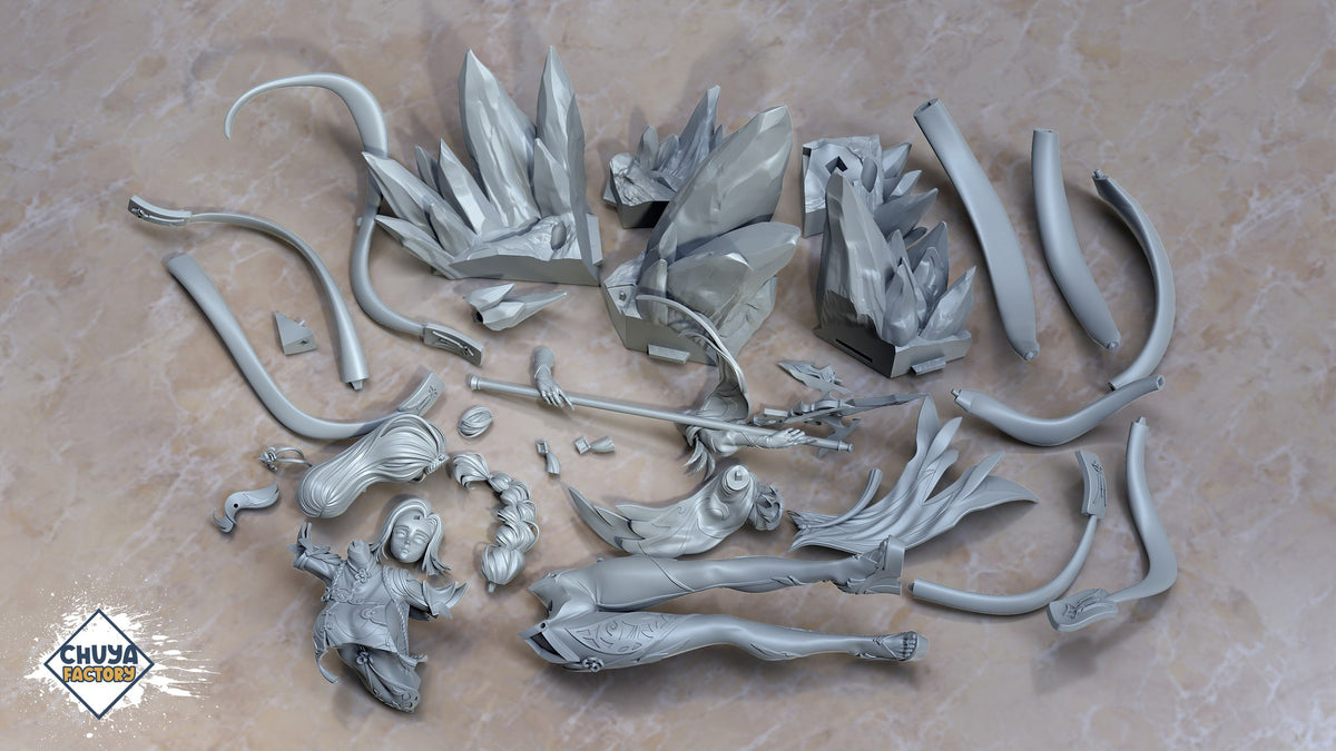 Shenhe resin figure