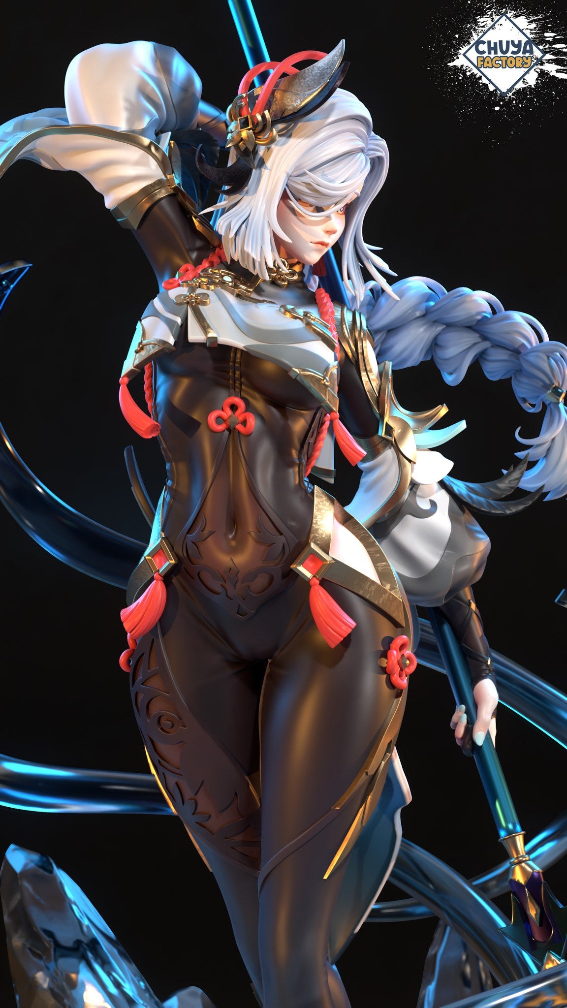 Shenhe resin figure