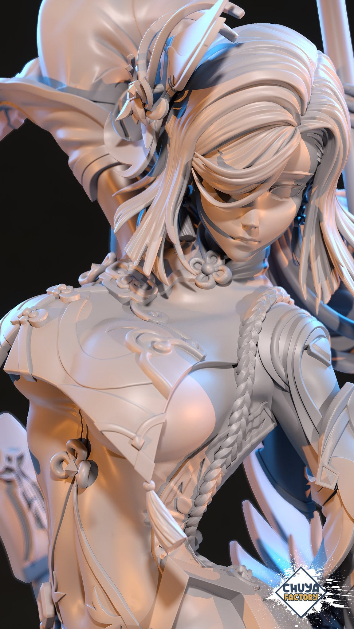 Shenhe resin figure