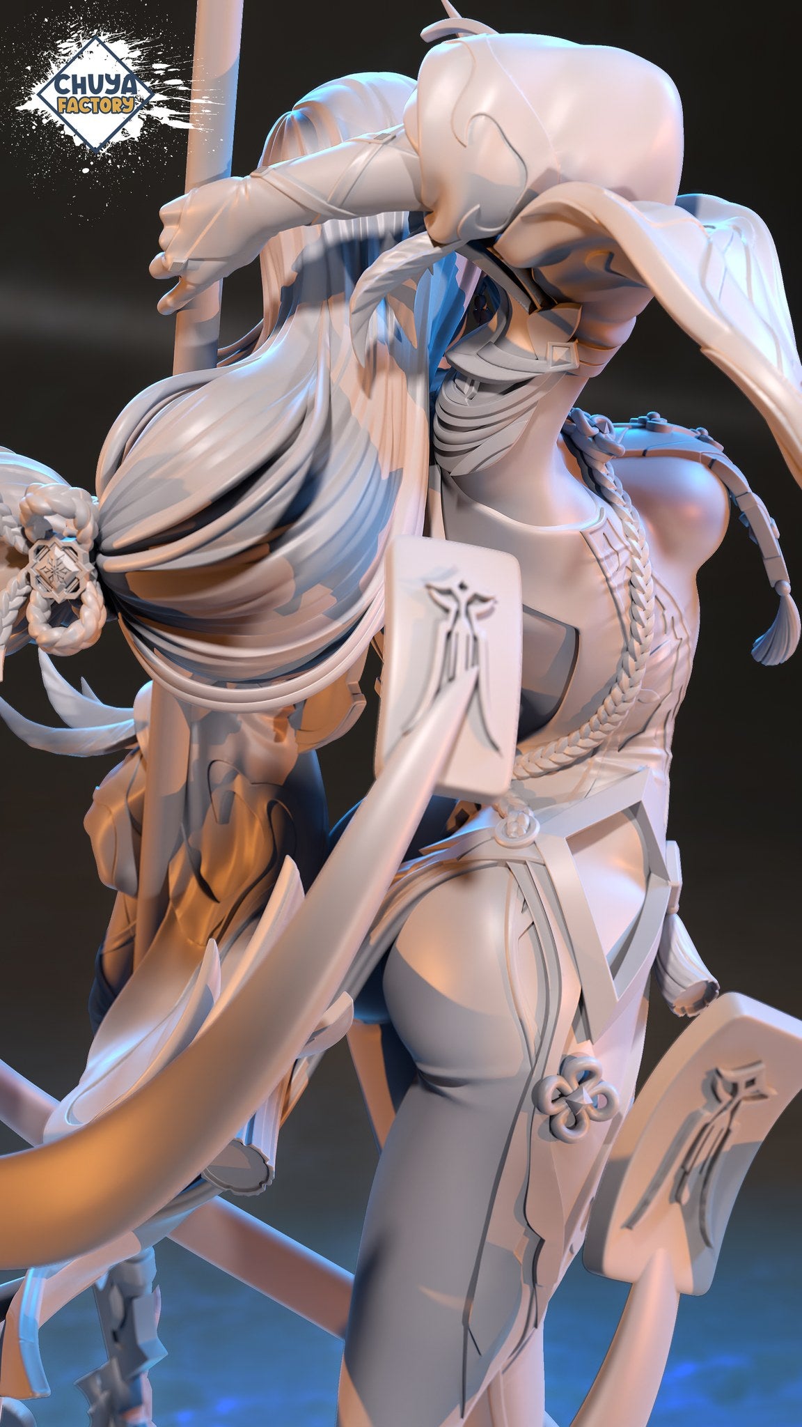 Shenhe resin figure