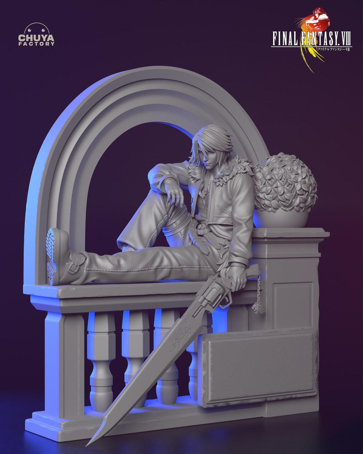 Squall resin figure