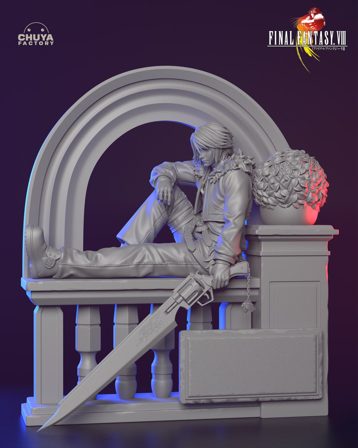 Squall resin figure