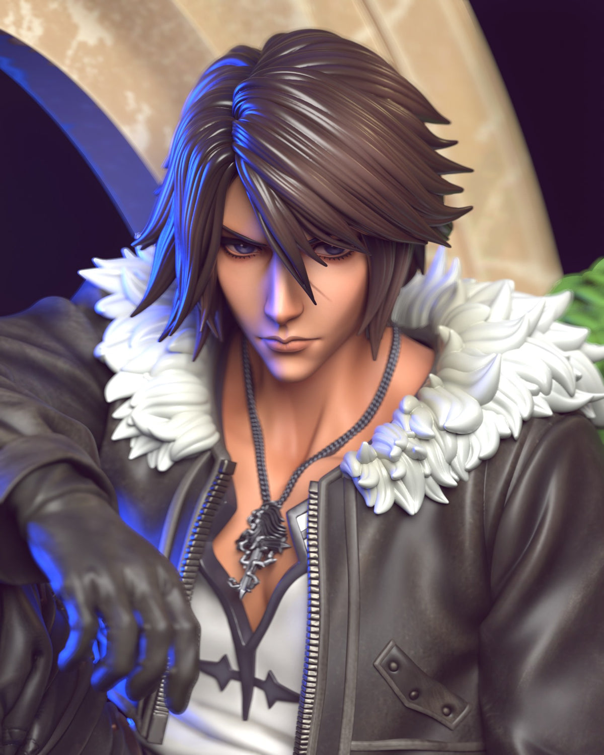 Squall resin figure