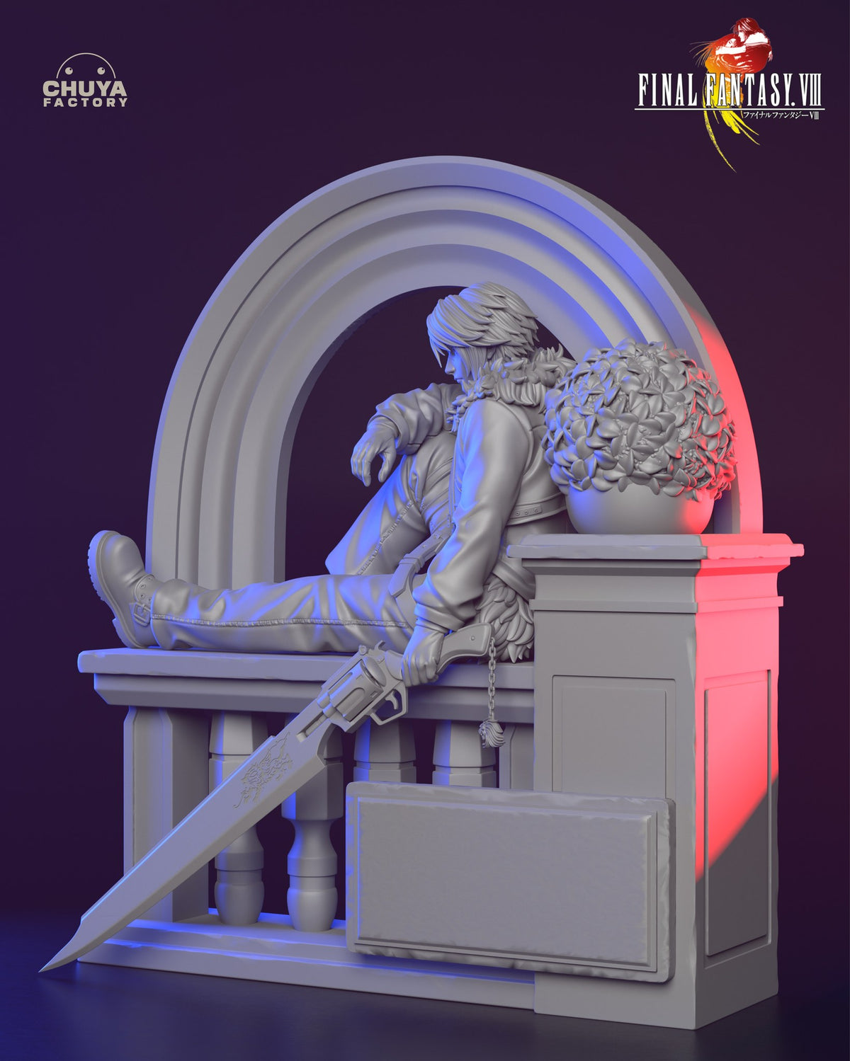 Squall resin figure