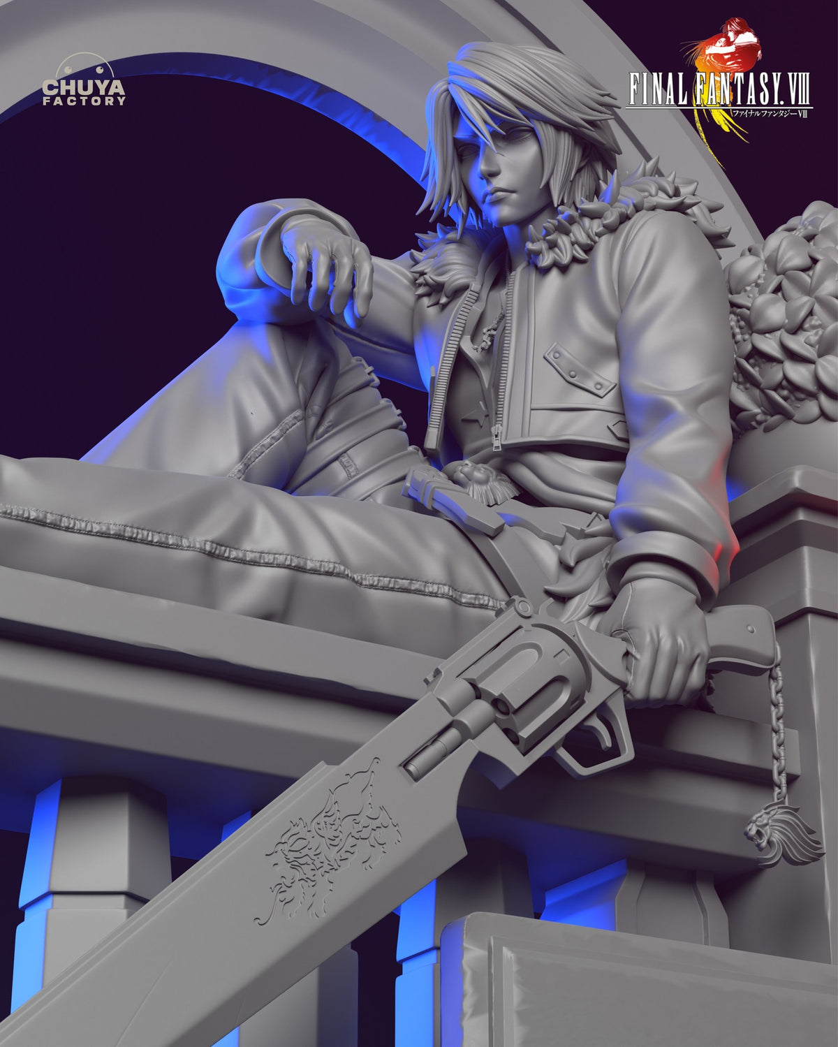 Squall resin figure
