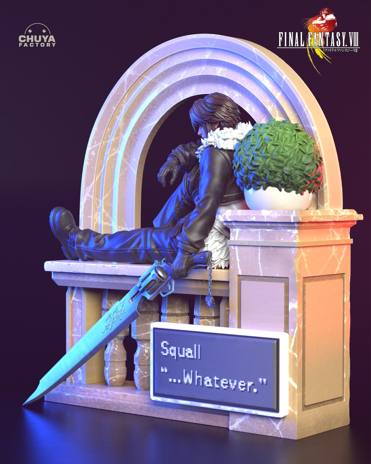 Squall resin figure