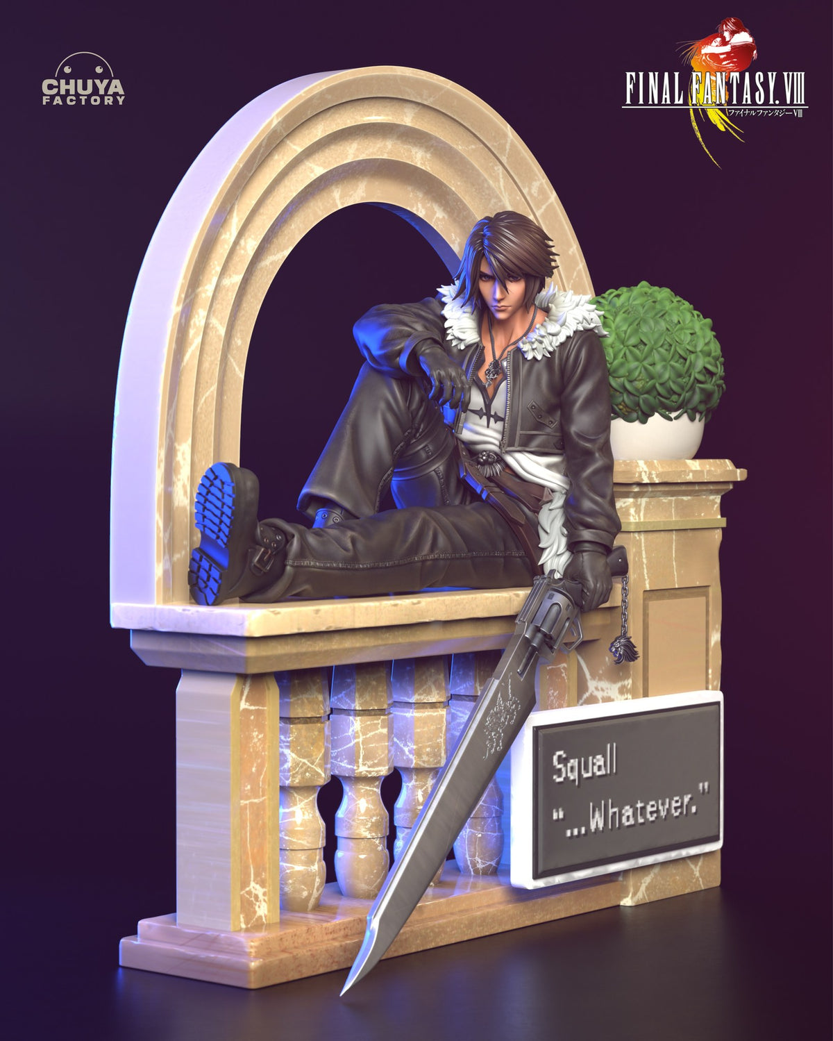 Squall resin figure
