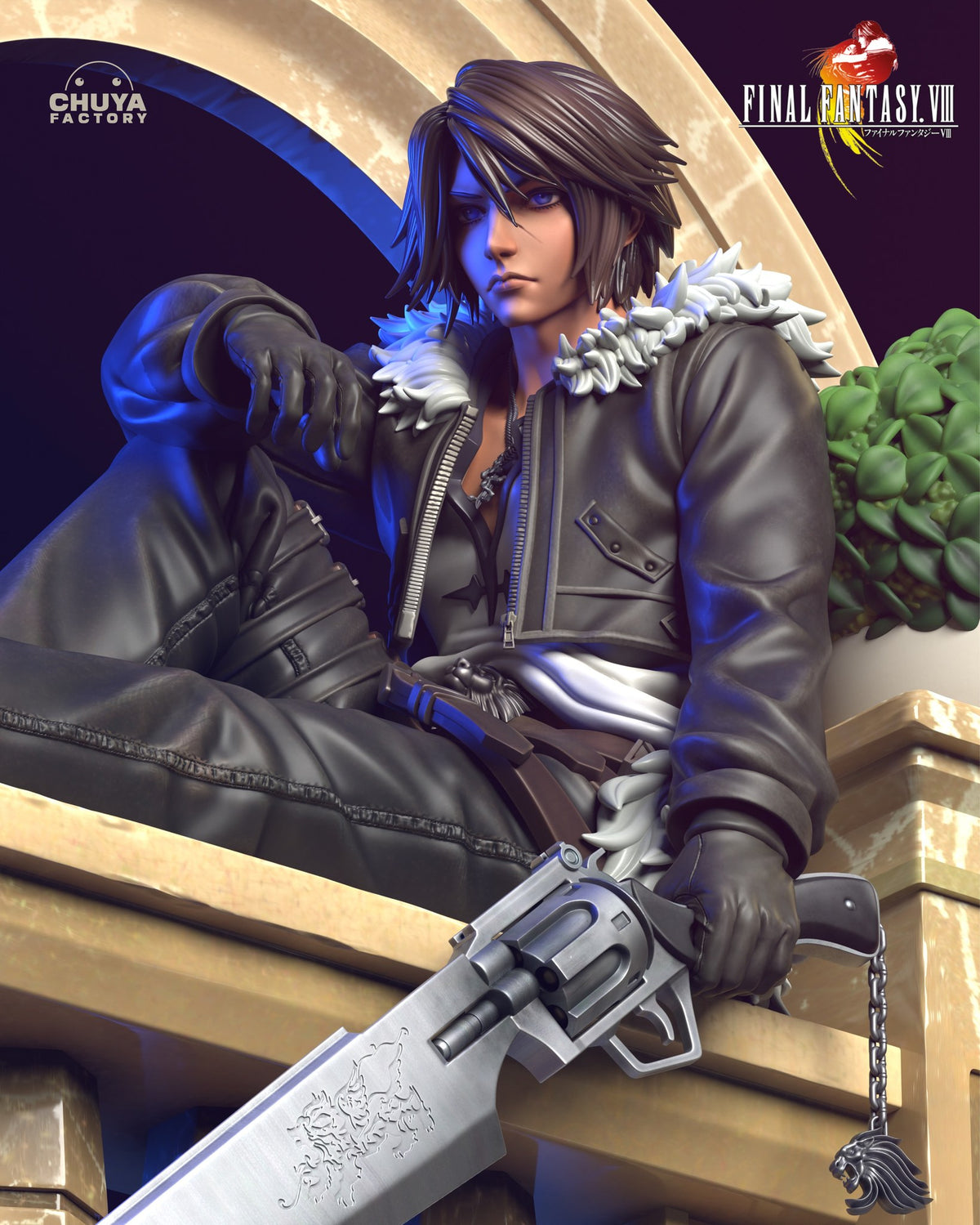 Squall resin figure
