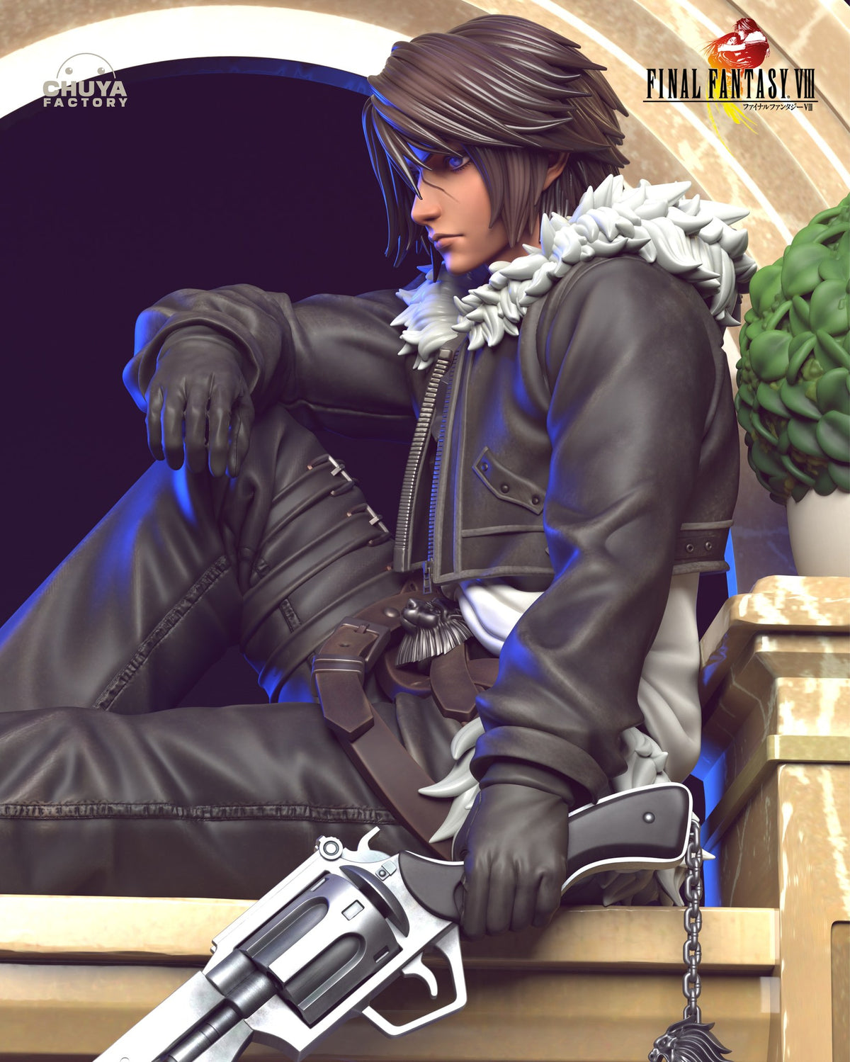 Squall resin figure