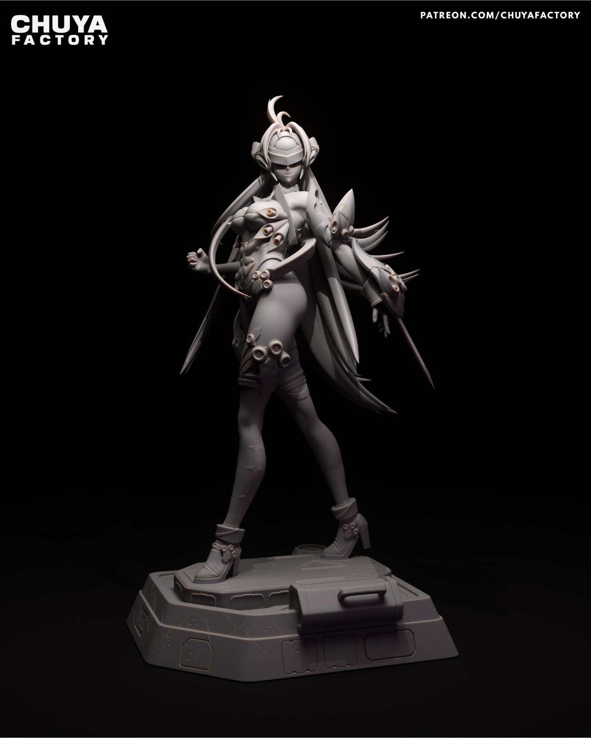 T-Elos the Crimson Antithesis resin figure