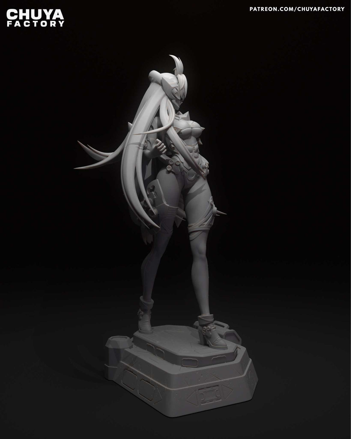 T-Elos the Crimson Antithesis resin figure