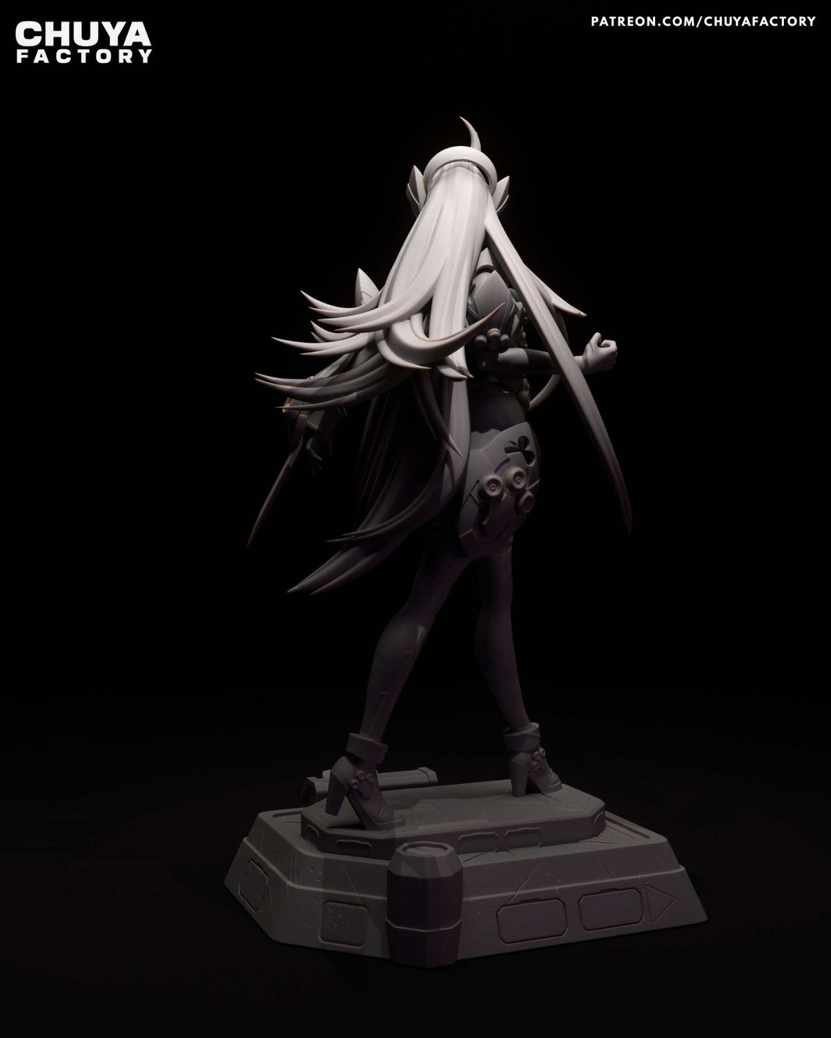 T-Elos the Crimson Antithesis resin figure