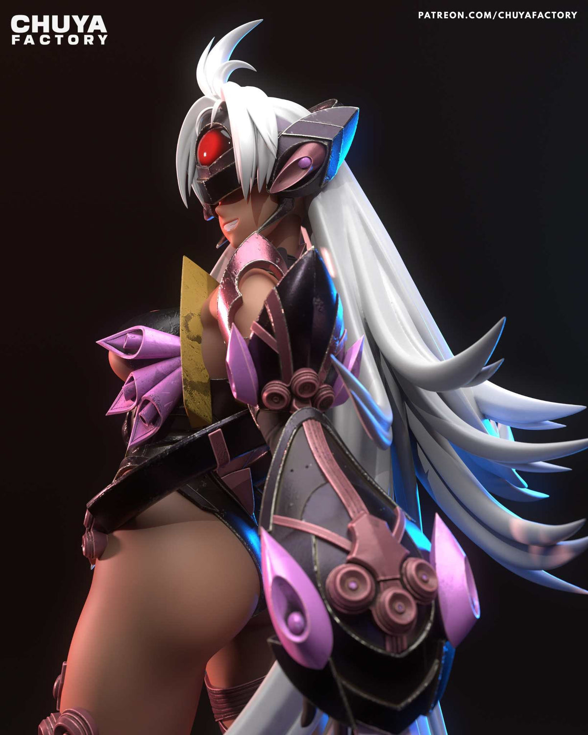 T-Elos the Crimson Antithesis resin figure