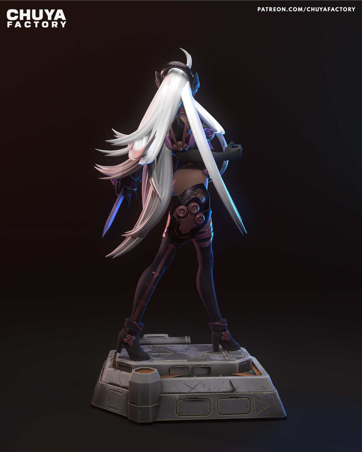 T-Elos the Crimson Antithesis resin figure