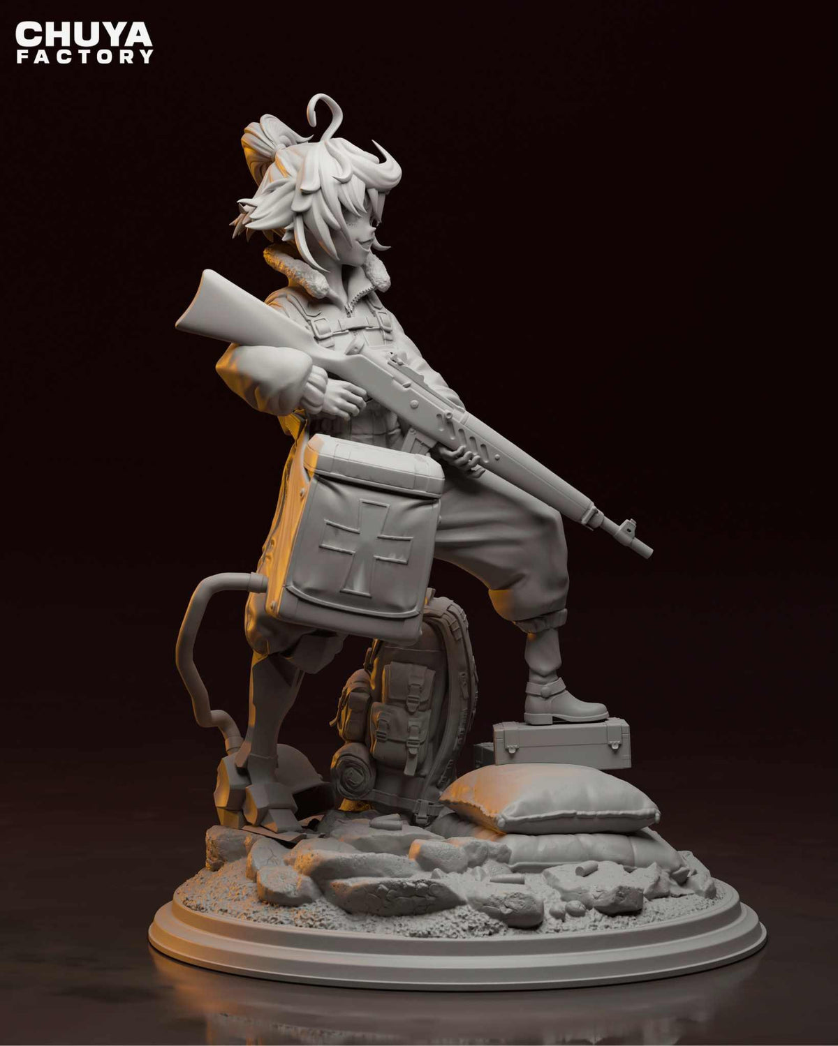 Tanya Degurechaff resin figure