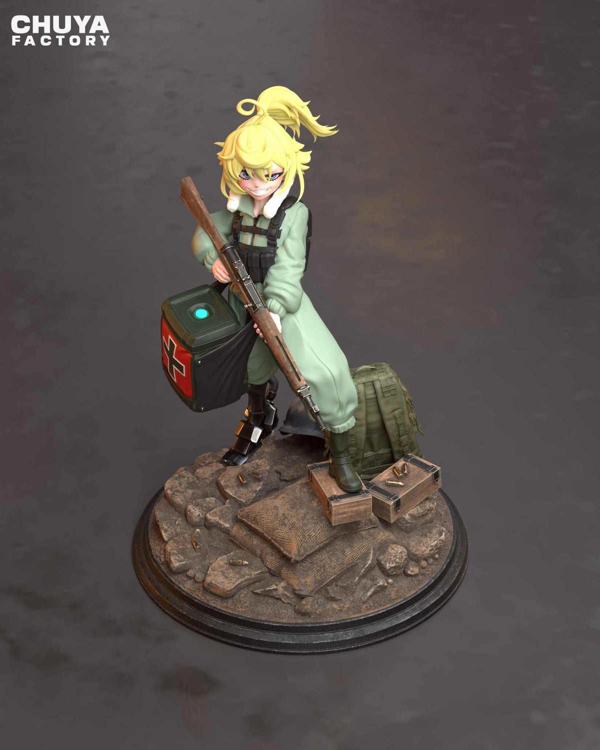 Tanya Degurechaff resin figure