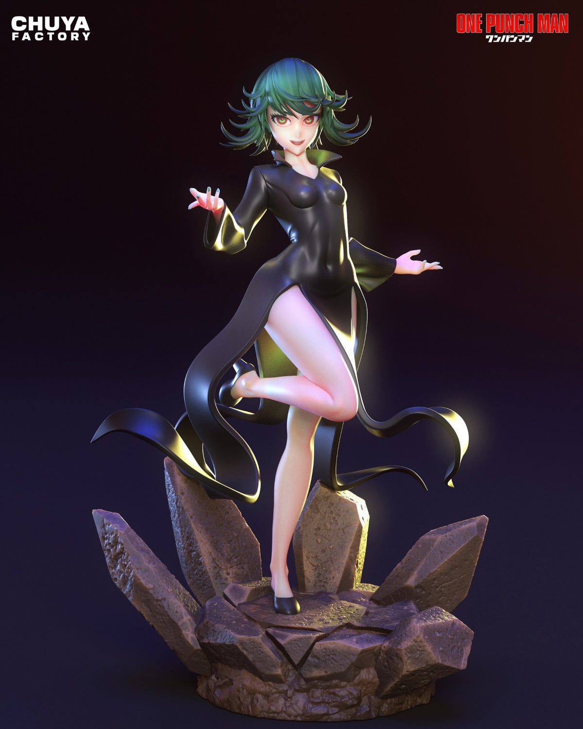 Tatsumaki resin figure