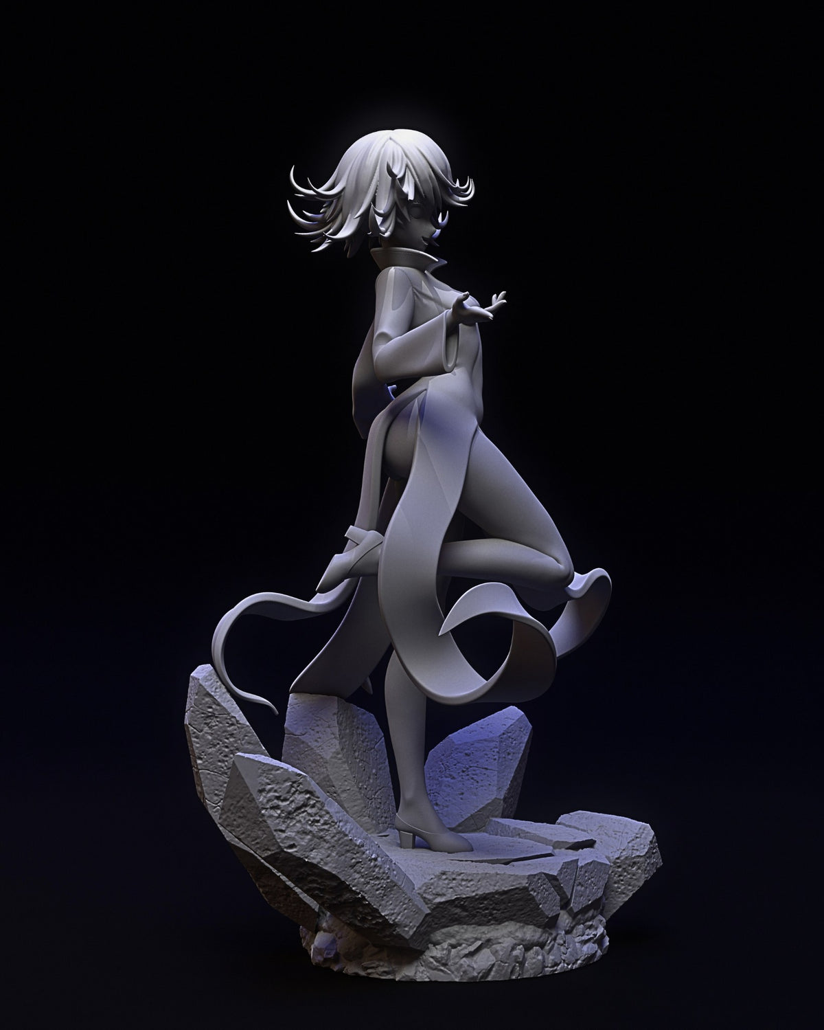Tatsumaki resin figure