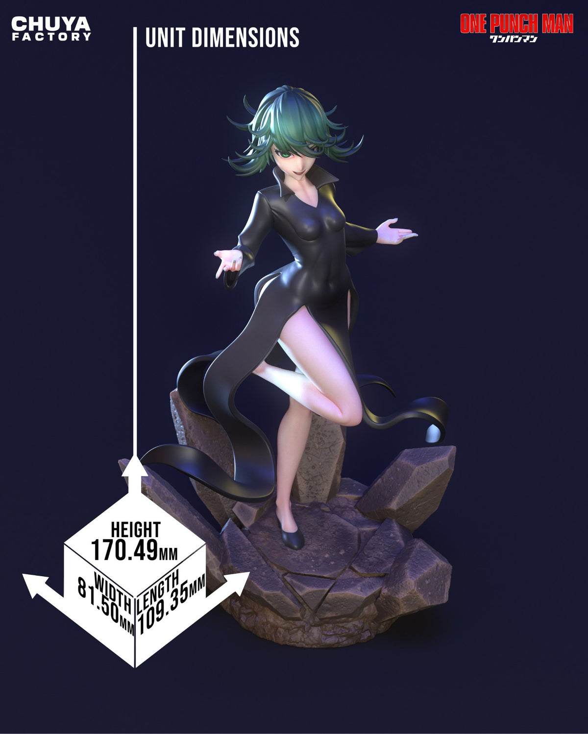 Tatsumaki resin figure