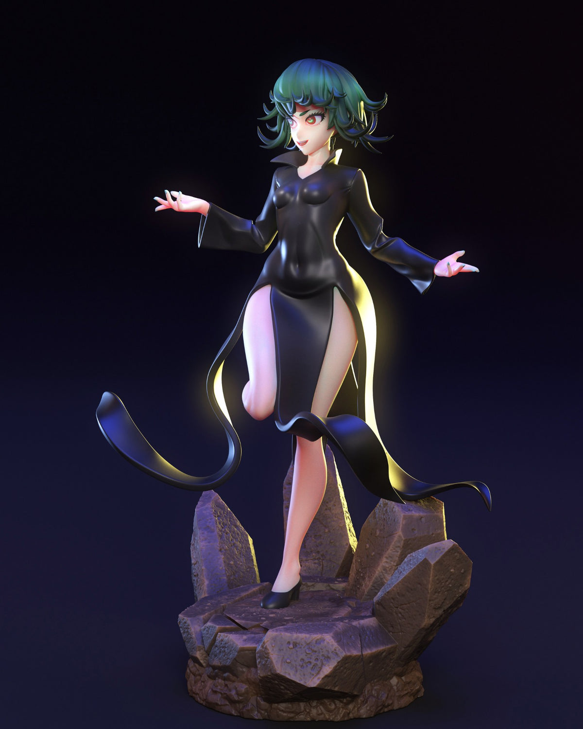 Tatsumaki resin figure