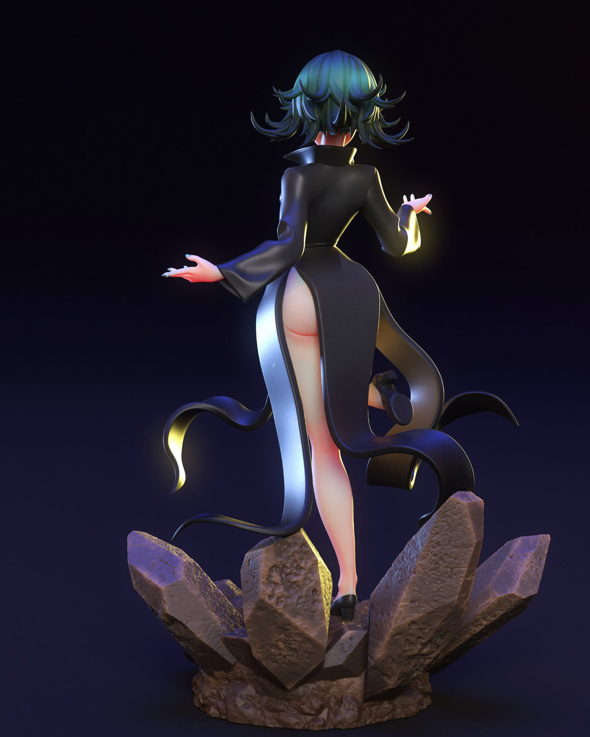 Tatsumaki resin figure